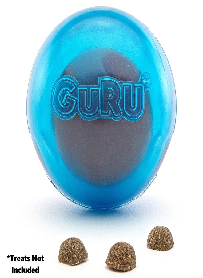 جورو بيت: كرة جورو - أزرق متوسط - لعبة للكلاب، تخفي وتوزع المكافآت، تغذية بطيئة، سهلة التعبئة، مطاط متين، دحرجة - ارتداد - دوران - تقلب - حل - لعب - Image 2